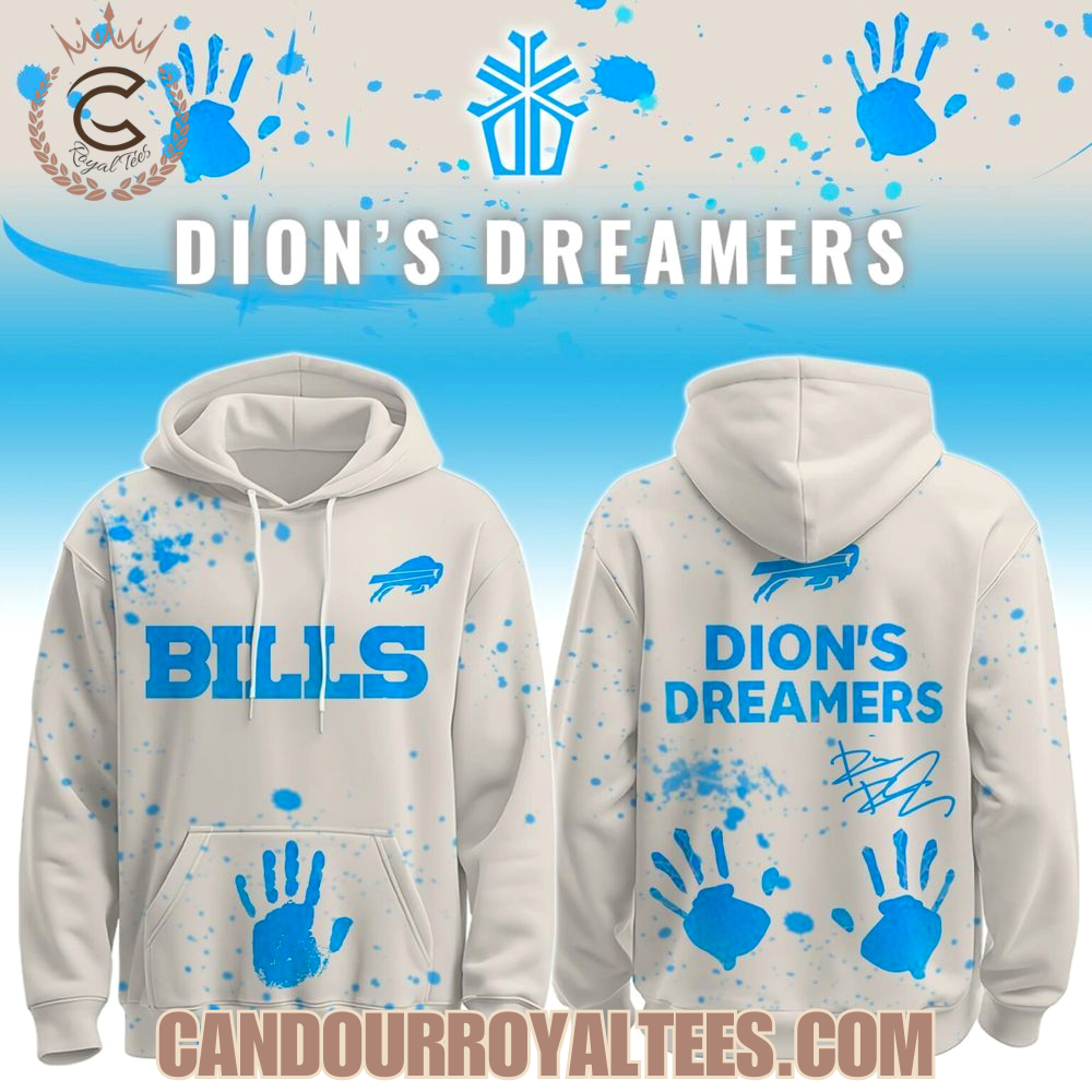 Buffalo Bills Dion’s Dreamers Splash Hoodie Buffalo Bills Dion’s Dreamers Splash Hoodie