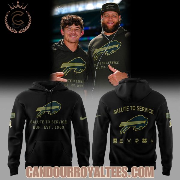 Buffalo Bills Salute to Service 2025 Hoodie