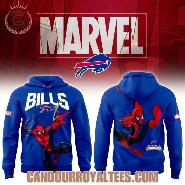 Buffalo Bills Spider Man Marvel Hoodie
