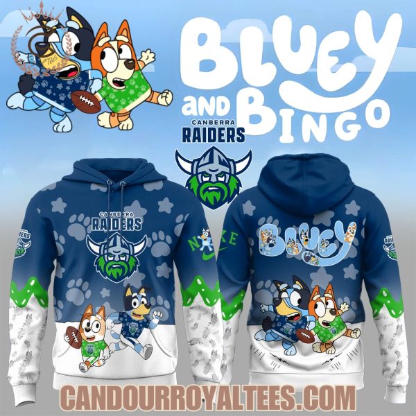 Canberra Raiders x Bluey & Bingo Hoodie