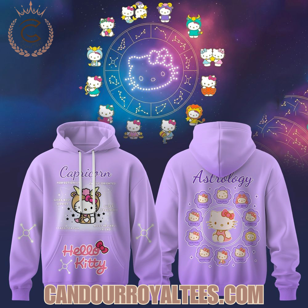 Capricorn Power Hello Kitty Edition Hoodie Capricorn Power Hello Kitty Edition Hoodie