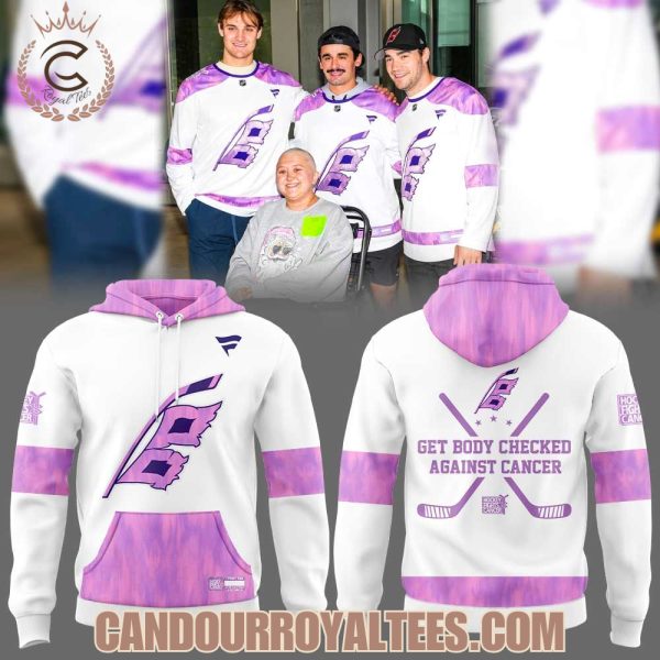 Carolina Hurricanes  2025 Hockey Fights Cancer Hoodie
