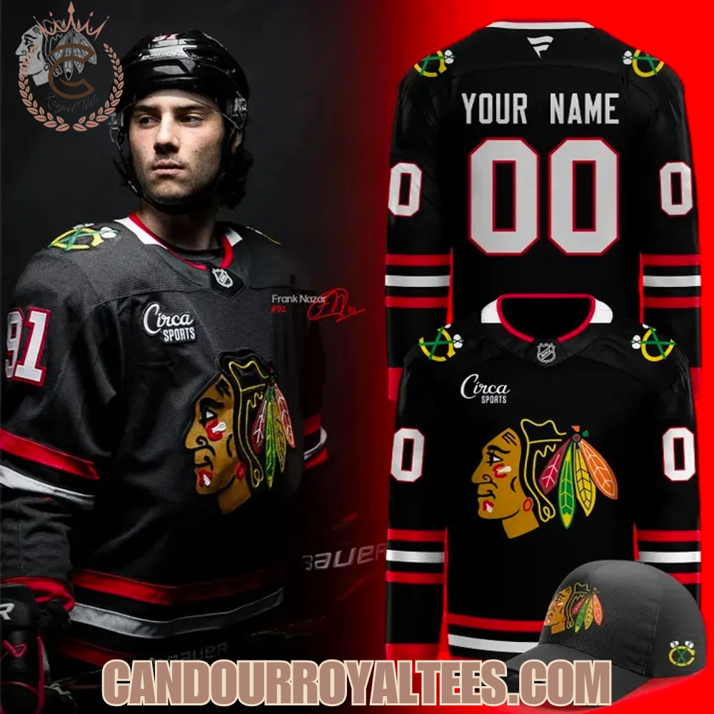 Chicago Blackhawks Back in Black Jersey Chicago Blackhawks Back in Black Jersey