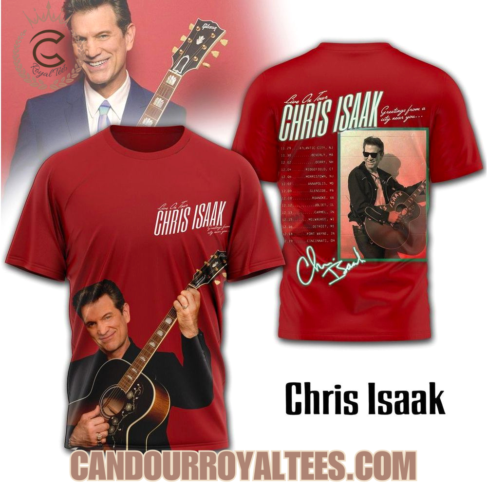 Chris Isaak Christmas Tour T-Shirt Chris Isaak Christmas Tour T-Shirt