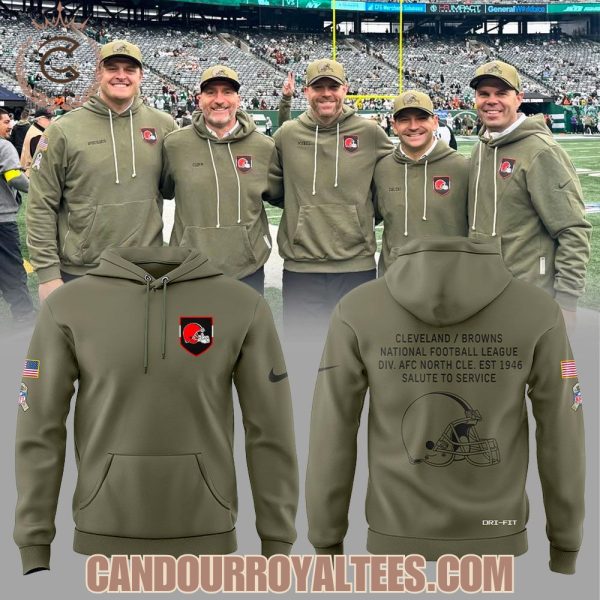 Cleveland Browns Salute to Service 2025 Hoodie