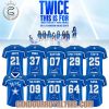 Philadelphia Eagles X TWICE This Is For World Tour Part II Jersey