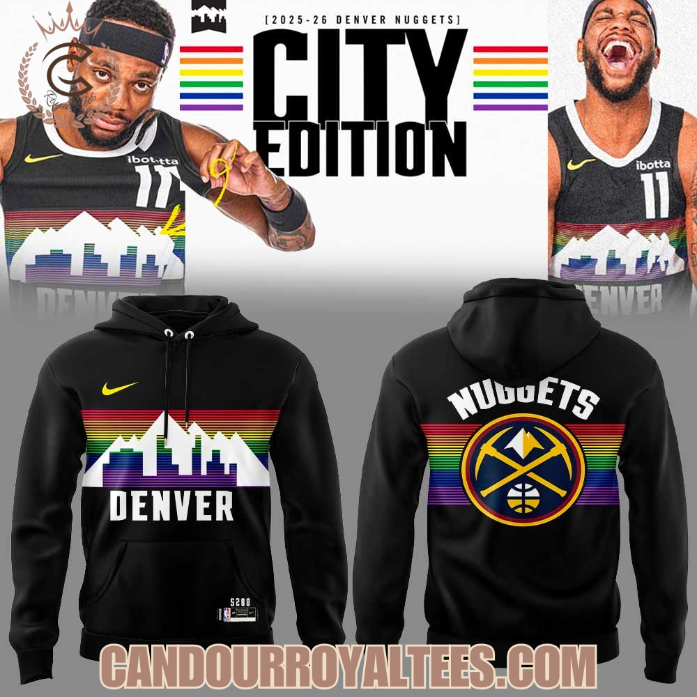 Denver Nuggets City Edition Unifrom Hoodie Denver Nuggets City Edition Unifrom Hoodie