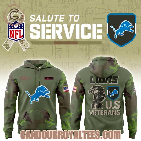 Detroit Lions Military Appreciation Legend 2025 Hoodie