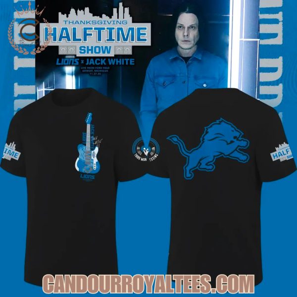 Detroit Lions x Jack White Thanksgiving Halftime Show Tshirt, Hoodie