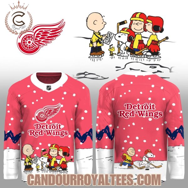 Detroit Red Wings x Snoopy 2025 Jersey