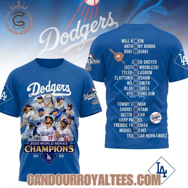 Dodgers 2025 World Series Champions T-Shirt