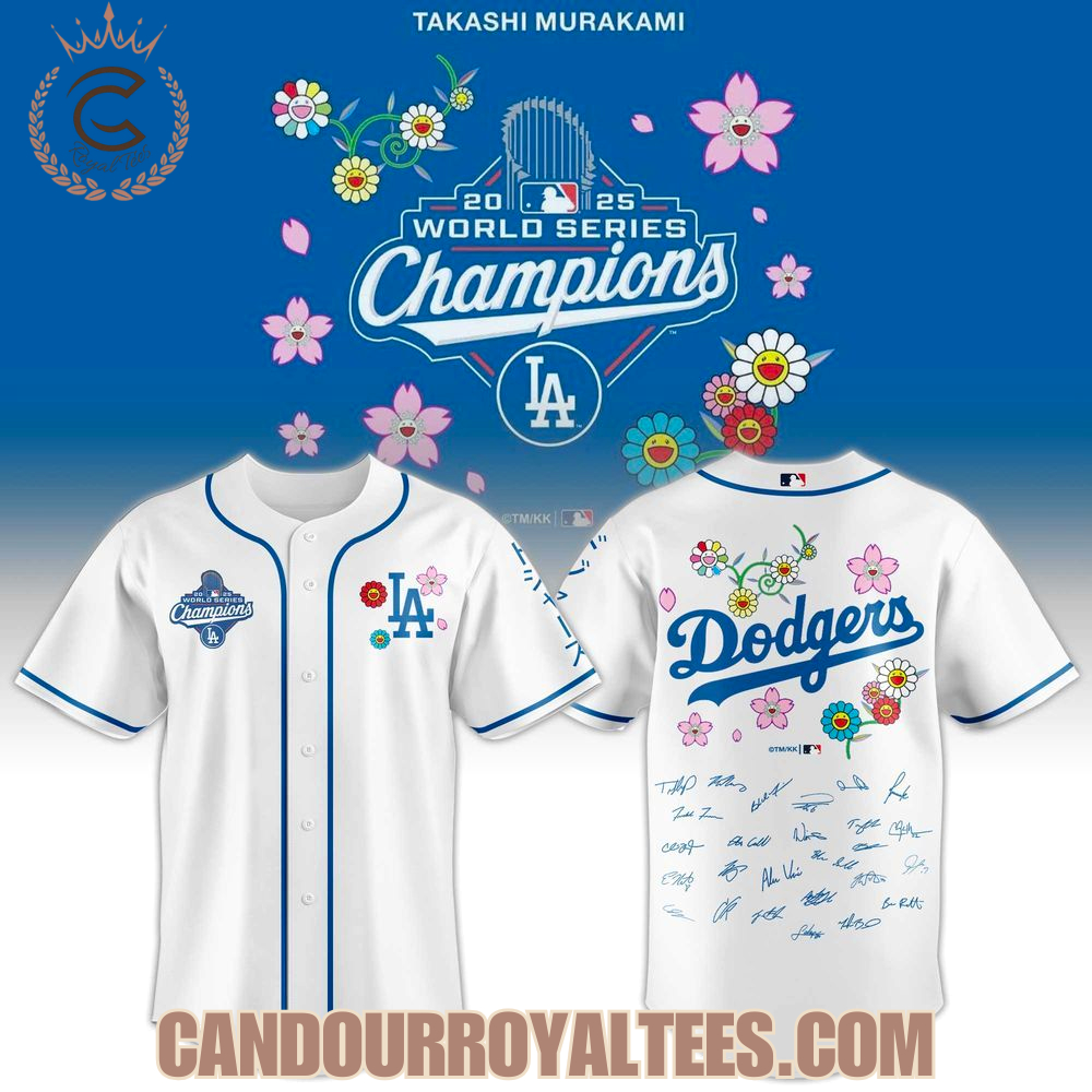 Dodgers x Takashi Murakami World Series Champions 2025 Jersey Dodgers x Takashi Murakami World Series Champions 2025 Jersey