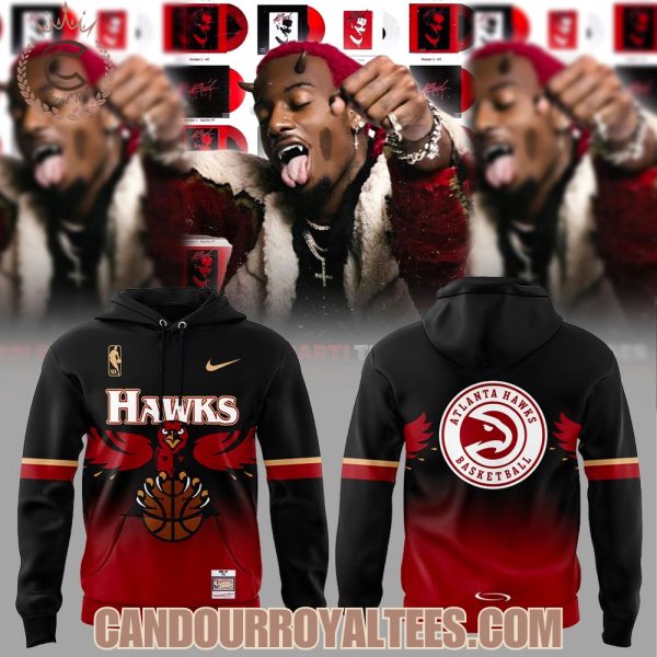 Drop The Jersey Playboicarti CARTI x HAWKS 2025 Hoodie