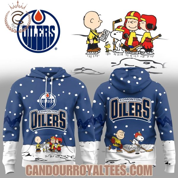 Edmonton Oilers x Snoopy 2025 Hoodie