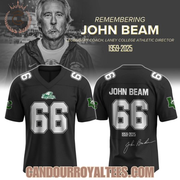 Football Fans x John Beam Memorial 1959-2025 Oakland Legend Jersey – Black