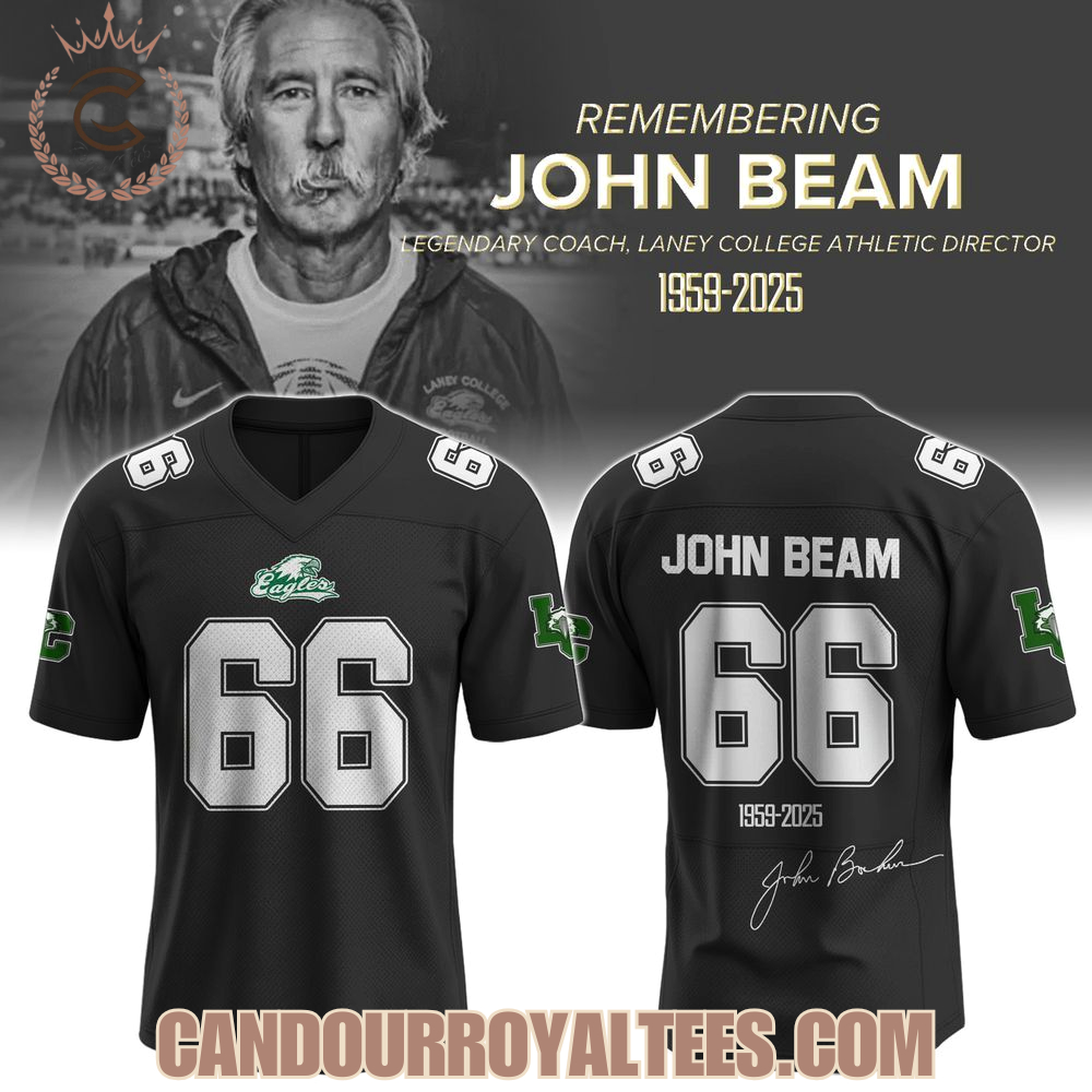 Football Fans x John Beam Memorial 1959-2025 Oakland Legend Jersey - Black Football Fans x John Beam Memorial 1959-2025 Oakland Legend Jersey - Black