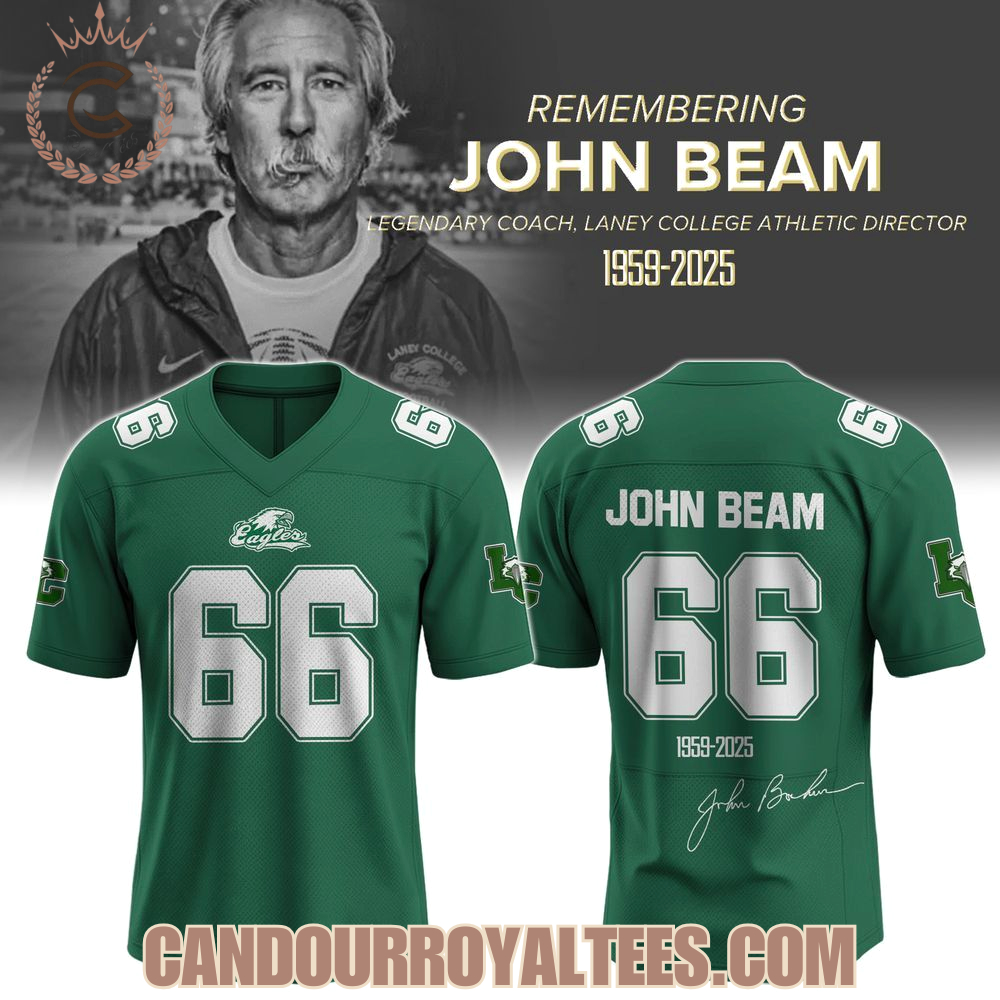 Football Fans x John Beam Memorial 1959-2025 Oakland Legend Jersey - Green Football Fans x John Beam Memorial 1959-2025 Oakland Legend Jersey - Green
