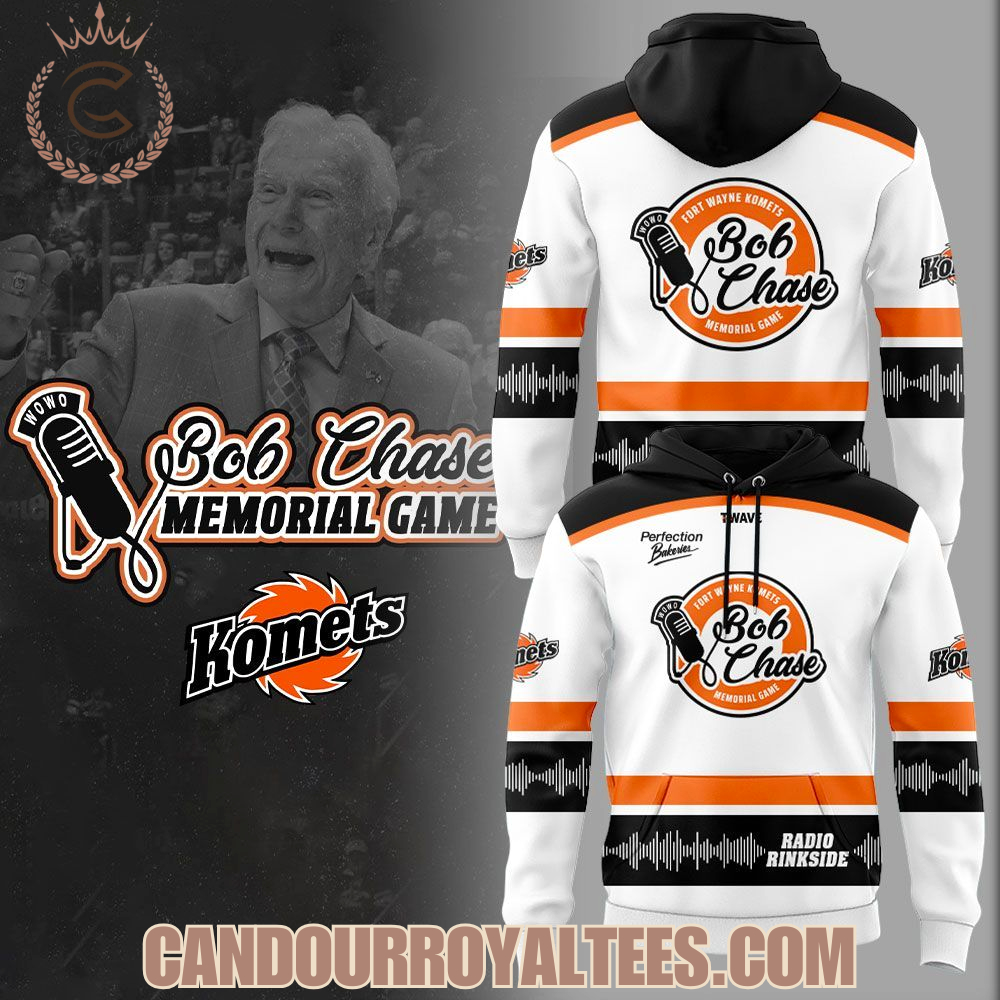 Fort Wayne Komets Bob Chase Memorial Game 2025 Combo Hoodie Fort Wayne Komets Bob Chase Memorial Game 2025 Combo Hoodie