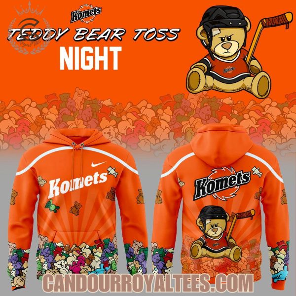 Fort Wayne Komets Teddy Bear Toss Night 2025 Hoodie