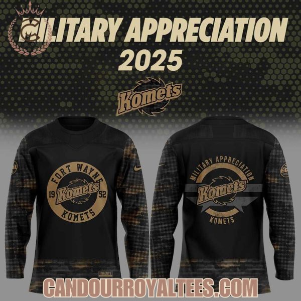 Fort Wayne Komets x Military Appreciation 2025 Jersey