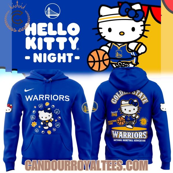 Golden State Warriors Hello Kitty New Hoodie 2025