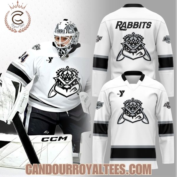 Greenville Swamp Rabbits Introducing the White Rabbit King Hockey Jersey