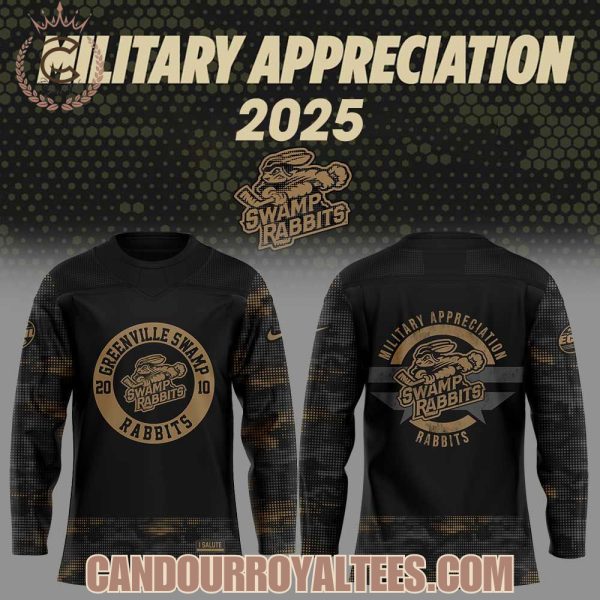 Greenville Swamp Rabbits x Military Appreciation 2025 Jersey
