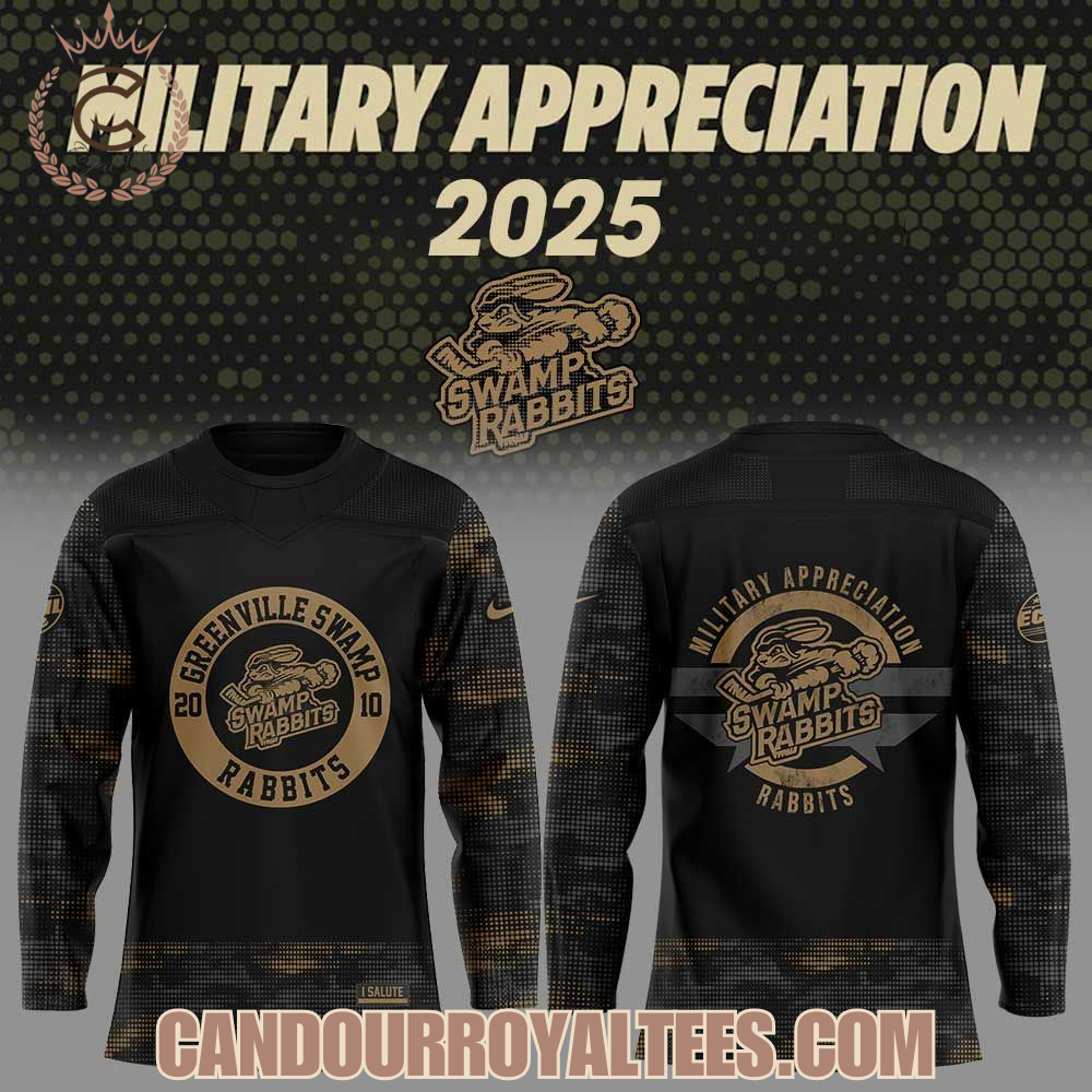 Greenville Swamp Rabbits x Military Appreciation 2025 Jersey Greenville Swamp Rabbits x Military Appreciation 2025 Jersey