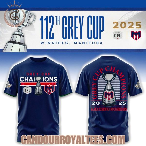 Grey Cup Champions 2025 Montreal Alouettes Tshirt, Hoodie – Navy