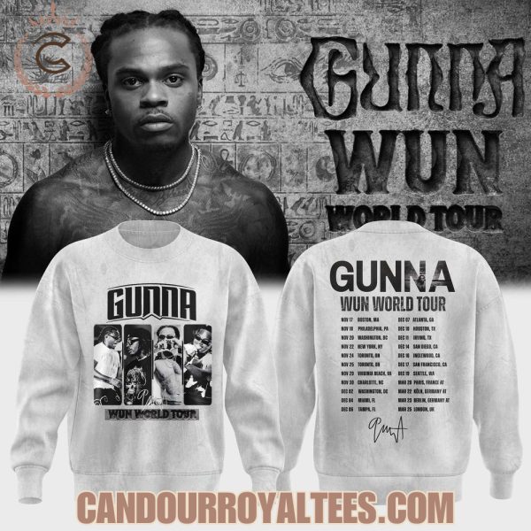Gunna Wun World Tour 2025 Sweatshirt