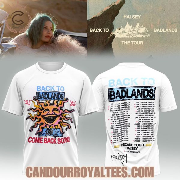 Halsey’s Back to Badlands Tour T-Shirt