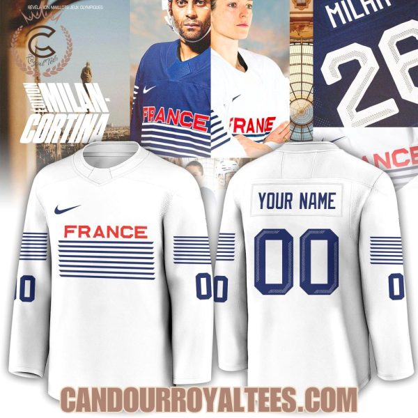 Hockey France 2026 Olympic Jersey White