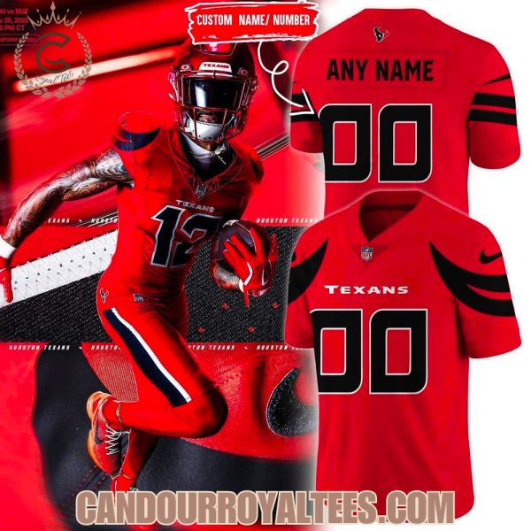 Houston Texans Battle Red 2025 Football Jersey
