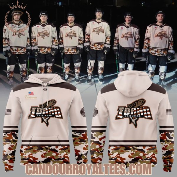 Idaho Steelheads Military Appreciation 2025 Hoodie