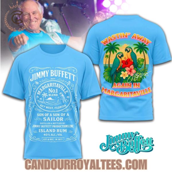 Jimmy Buffett Wastin’ Away Again In Margaritaville T-Shirt