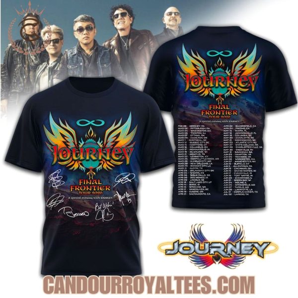 Journey Final Prontier Tour 2026 T-Shirt