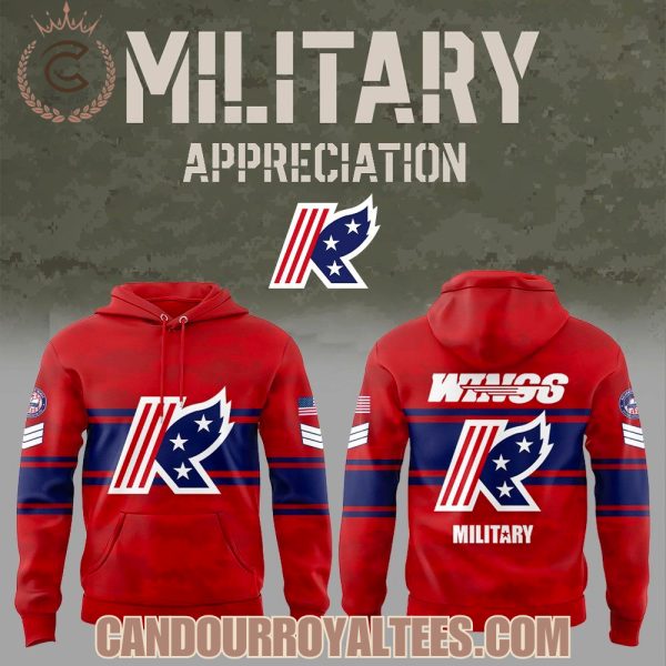 Kalamazoo Wings Military Appreciation 2025 Hoodie