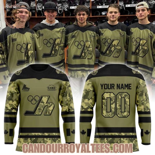 Les Olympiques de Gatineau Memorial Veterans Jersey
