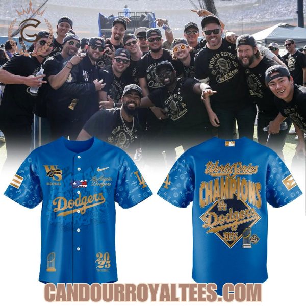 Los Angeles Dodgers 2025 World Series Championship Jerseys Feature Puerto Rico Theme 2025 Jersey