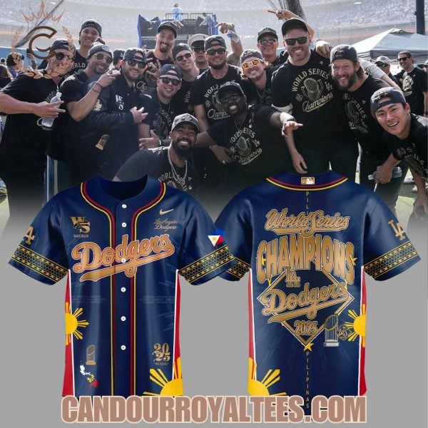 Los Angeles Dodgers 2025 World Series Championship Jerseys Filipino Heritage Theme Jersey
