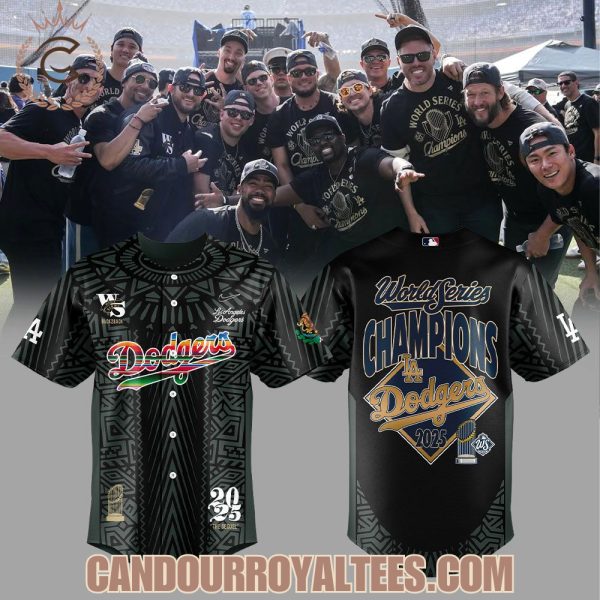 Los Angeles Dodgers 2025 World Series Championship Jerseys Mexican Heritage Theme Jersey