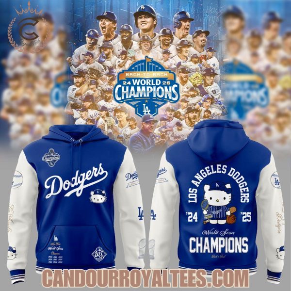 Los Angeles Dodgers x Kitty 2025 World Series Champions Hoodie