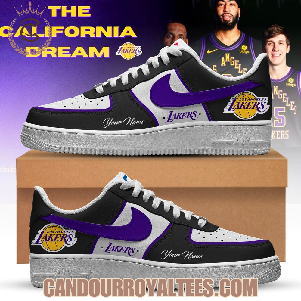 Los Angeles Lakers 2025 City Edition Air Force 1 Los Angeles Lakers 2025 City Edition Air Force 1