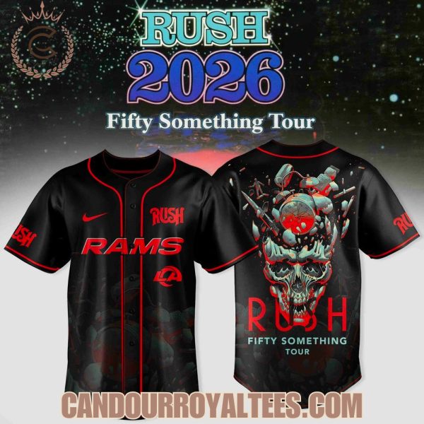 Los Angeles Rams x RUSH 2026 Fifty Something Tour Baseball Jersey