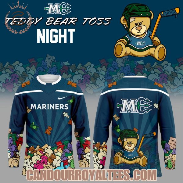 Maine Mariners Teddy Bear Toss Night 2025 Hockey Jersey