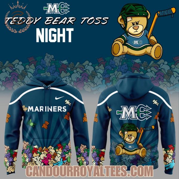 Maine Mariners Teddy Bear Toss Night 2025 Hoodie