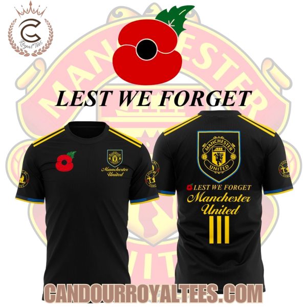 Manchester United FC Lest We Forget Tshirt, Hoodie