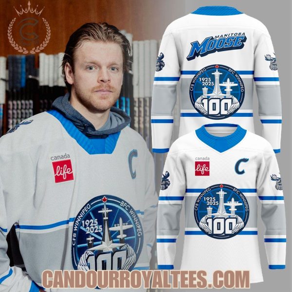 Manitoba Moose CFB Winnipeg’s 100th Anniversary Hockey Jersey