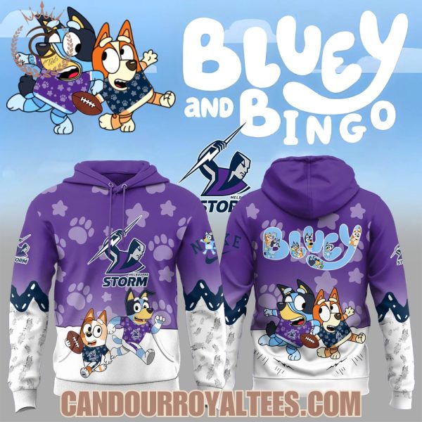Melbourne Storm x Bluey & Bingo Hoodie