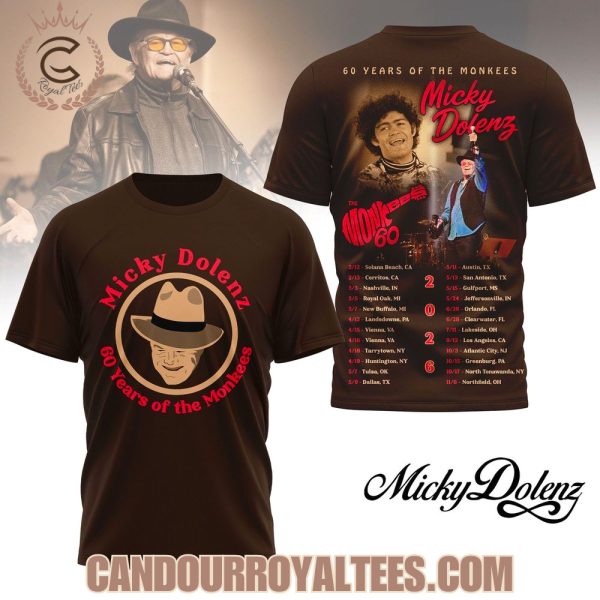 Micky Dolenz 60 Years Of The Monkees Tshirt, Hoodie